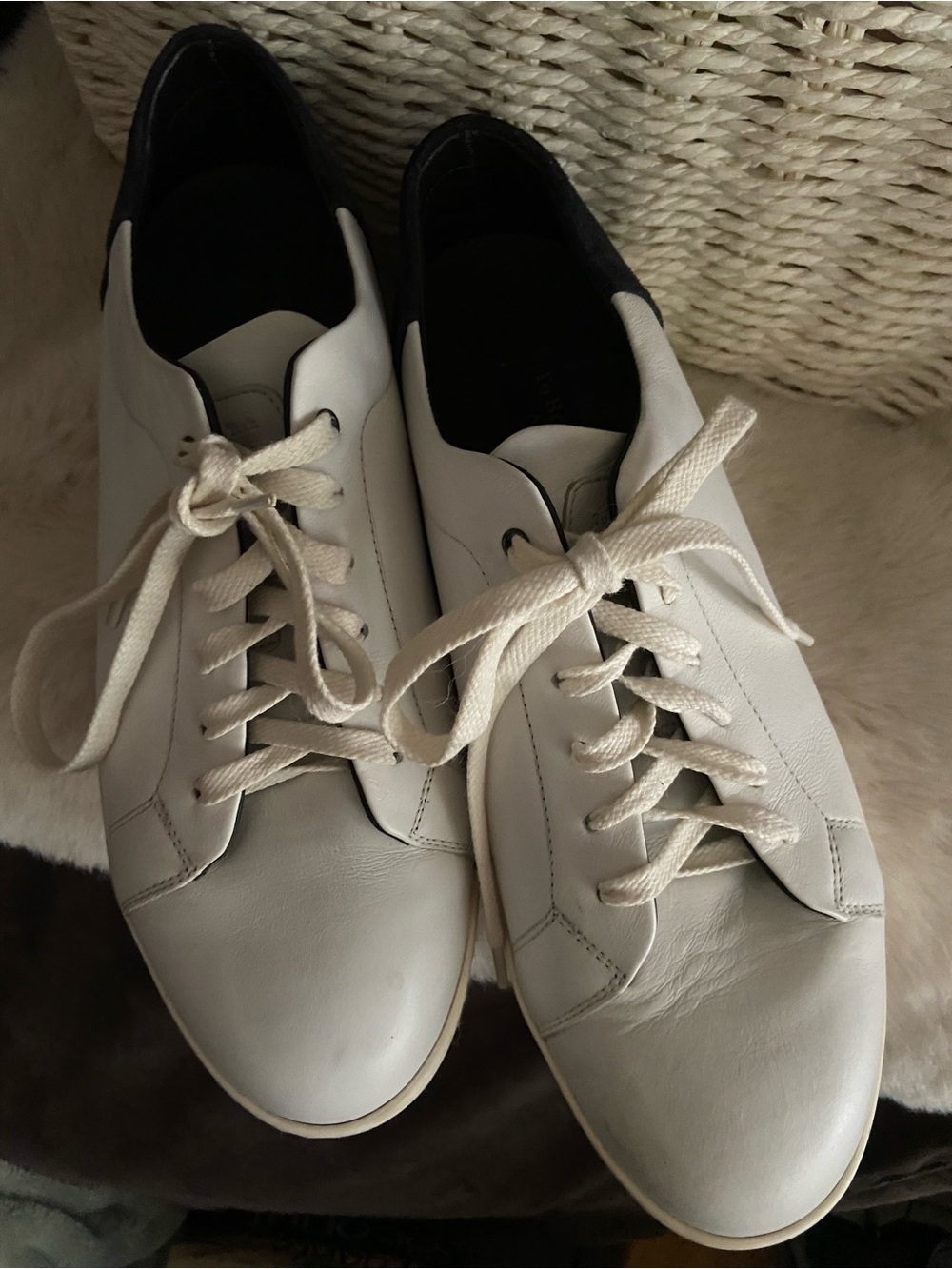 To Boot New York Italian White Sneakers